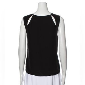 Parker black silk tank top size XS